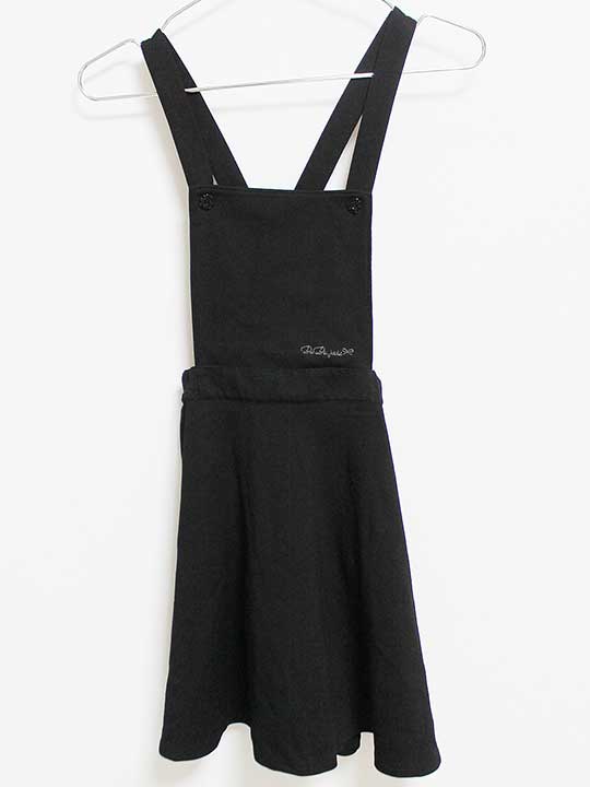 ベベ ジャンパースカート 130cm キッズ 女児 黒【中古】‡