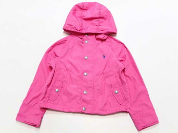 【値下げ!】‡ラルフローレン/Ralph Lauren‡115cm ジャンパー/ブルゾン ピンク【中古】子供服 キッズ kids 女の子 春秋 222022