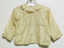 ボンポワンBONPOINT86cm長袖ブラウスゴールド【中古】子供服キッズkidsベビー服baby女の子春秋919032tops
