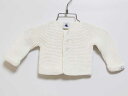 【楽天スーパーSALE!】‡プチバトー/PETIT BATEAU‡60cm カーディガン 白系【中古】子供服 キッズ kids ベビー服 baby 男の子 女の子 春秋 929032