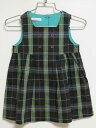 ‡ファミリア/familiar‡80cm ジャンパースカート 紺×グリーン【中古】子供服 キッズ kids ベビー服 baby 女の子 秋冬 420132 on...