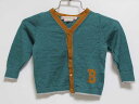 ボンポワンBONPOINT73cmカーディガングリーン系【中古】子供服キッズkidsベビー服baby男の子秋冬011132tops