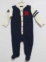 【秋冬物 新入荷!】‡ラルフローレン/Ralph Lauren‡75cm 長袖カバーオール/ロンパース 紺×白【中古】子供服 キッズ kids ベビー服 baby 男の子 秋冬 011132