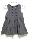 【Rakuten Fashion THE SALE!】‡キセット/KISETTE‡80cm ジャンパースカート グレー '20年製【中古】子供服 キッズ kids ベビー服 baby 女の子 秋冬 411132 onepi