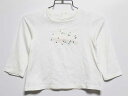 ‡クロエ/Chloe‡85cm 長袖Tシャツ/長袖カットソー/ロンT 白系【中古】子供服 キッズ kids ベビー服 baby 女の子 春秋 tops 602042