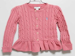 新品 未使用品‡ラルフローレン/Ralph Lauren‡90cm カーディガン ピンク系 子供服 キッズ kids ベビー服 baby 女の子 春秋 tops 602042