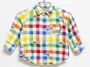 【SALE!】‡ミキハウス/mikihouse‡80cm 長袖シャツ マルチ【中古】子供服 キッズ kids ベビー服 baby 男の子 春秋冬 tops 61...