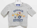 【SALE!】‡シップス/SHIPS kids‡80cm 長袖Tシャツ/長袖カットソー/ロンT グレー スヌーピーコラボ 七分袖【中古】子供服 キッズ kids...