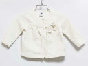 【春物 新入荷!】‡プチバトー/PETIT BATEAU‡74cm カーディガン 白系【中古】子供服 キッズ kids ベビー服 baby 女の子 春秋 tops 213042