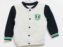 ‡プチバトー/PETIT BATEAU‡86cm スウェットブルゾン/ジャンバー/アウター グレー系【中古】子供服 キッズ kids ベビー服 baby 男の子 春秋 otr 213042