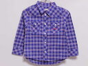 【SALE!】新品 未使用品‡ディーゼルキッズ/DIESEL kids‡90cm 長袖シャツ ブルー系 子供服 キッズ kids ベビー服 baby 男の子 春...