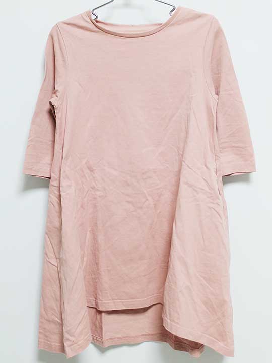 【値下げ!】‡こどもビームス/kodomo beams‡120cm 長袖ワンピース ピンク系【中古】子供服 キッズ kids 女の子 春秋 onepi 623042