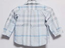 ‡バーバリー/BURBERRY‡80cm 長袖シャツ ブルー系【中古】子供服 キッズ kids ベビー服 baby 男の子 春 tops 623042 2