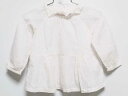【SALE!】‡バーバリー/BURBERRY‡80cm 長袖ブラウス/シャツ 白×ピンク【中古】子供服 キッズ kids ベビー服 baby 女の子 春 top...