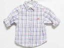 【SALE!】‡ジャカディ/jacadi‡85cm 長袖シャツ 白×ブルー 袖2way【中古】子供服 キッズ kids ベビー服 baby 男の子 春夏 top...