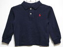 ‡ラルフローレン/Ralph Lauren‡90cm 長袖ポロシャツ 紺【中古】子供服 キッズ kids ベビー服 baby 男の子 春秋冬 tops 923042