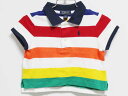 【2025夏SALE!】‡ラルフローレン/Ralph Lauren‡100cm 半袖ポロシャツ マルチ ショート丈【中古】子供服 キッズ kids 男の子 夏 tops 624042