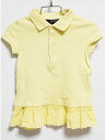 【2025夏SALE!】‡ラルフローレン/Ralph Lauren‡110cm 半袖ポロシャツ 黄色【中古】子供服 キッズ kids 女の子 夏 tops 624042