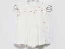 【夏SALE!】‡ボンポワン/BONPOINT‡66cm 半袖ワンピース 白系【中古】子供服 キッズ kids ベビー服 baby 女の子 夏 onepi 41...