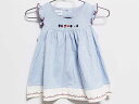 【夏SALE!】‡ファミリア/familiar‡70cm 半袖ワンピース/ノースリーブワンピース ブルー系【中古】子供服 キッズ kids ベビー服 baby ...
