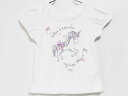 【夏SALE!】‡メゾピアノ/mezzo piano‡80cm 半袖Tシャツ/半袖カットソー 白【中古】子供服 キッズ kids ベビー服 baby 女の子 夏...