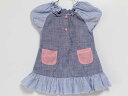 ‡フェンディ/FENDI‡80cm 半袖ワンピース ブルー系【中古】子供服 キッズ kids ベビー服 baby 女の子 夏 onepi 125042