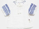 【夏SALE!】‡ズッパ ディ ズッカ/zuppa di zucca‡90cm 半袖ブラウス/シャツ 白×ブルー【中古】子供服 キッズ kids ベビー服 ba...