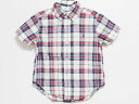 【夏SALE!】‡ラルフローレン/Ralph Lauren‡100cm 半袖シャツ 白×紺【中古】子供服 キッズ kids 男の子 夏 tops 135042