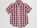 【夏SALE!】‡ラルフローレン/Ralph Lauren‡110cm 半袖シャツ 赤×紺【中古】子供服 キッズ kids 男の子 夏 tops 135042