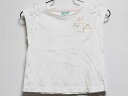 【夏SALE!】‡トッカ/TOCCA BAMBINI‡90cm 半袖Tシャツ/半袖カットソー/ノースリーブ 白【中古】子供服 キッズ kids ベビー服 bab...