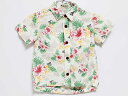 【夏SALE!】‡ミキハウスダブルB/MIKIHOUSE DOUBLE.B‡100cm 半袖シャツ アイボリー系【中古】子供服 キッズ kids 男の子 夏 tops 116042