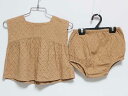 【夏SALE!】‡ボントン/BONTON‡75cm ノースリーブブラウス×ブルマセット ベージュ【中古】子供服 キッズ kids ベビー服 baby 女の子 夏...
