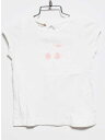 【夏SALE!】‡ボンポワン/BONPOINT‡86cm 半袖Tシャツ/半袖カットソー 白【中古】子供服 キッズ kids ベビー服 baby 女の子 夏 to...