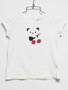 【夏SALE!】‡ボンポワン/BONPOINT‡90cm 半袖Tシャツ/半袖カットソー 白 '23年製【中古】子供服 キッズ kids ベビー服 baby 女の...