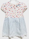 ‡センスオブワンダー/SENSE OF WONDER‡110cm 半袖ワンピース 白×ブルー【中古】子供服 キッズ kids 女の子 夏 onepi 126042(4)