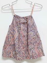 【夏SALE!】‡キャラメル/CARAMEL‡86cm キャミソールブラウス 紫×ピンク【中古】子供服 キッズ kids ベビー服 baby 女の子 夏 top...