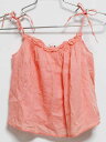 【夏SALE!】‡キャラメル/CARAMEL‡86cm キャミソールブラウス オレンジ系【中古】子供服 キッズ kids ベビー服 baby 女の子 夏 top...