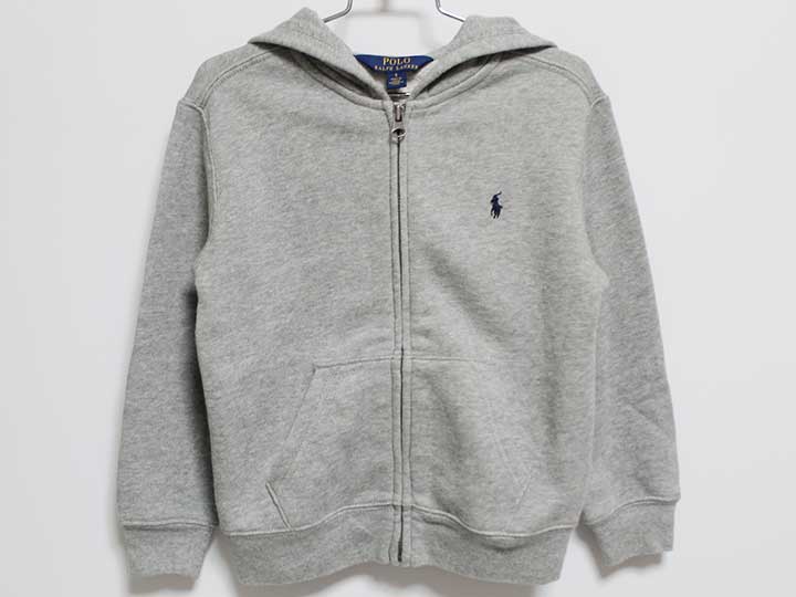 ‡ラルフローレン/Ralph Lauren‡115cm パーカー グレー【中古】子供服 キッズ kids 男の子 女の子 秋冬 ..