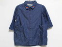 ‡タイニーコットンズ/tinycottons‡90cm 長袖ワンピース インディゴ【中古】子供服 キッズ kids ベビー服 baby 女の子 春秋冬 onep...