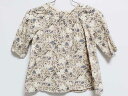 ‡ボンポワン/BONPOINT‡73cm 長袖ワンピース オレンジ系【中古】子供服 キッズ kids ベビー服 baby 女の子 秋冬 onepi 520142