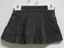 ‡ベベ/BeBe‡90cm スカート 黒系【中古】子供服 キッズ kids ベビー服 baby 女の子 秋冬 bottoms 101142