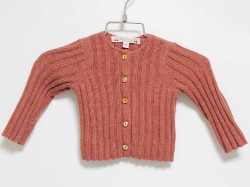 ‡ボンポワン/BONPOINT‡70cm カーディガン 赤茶色 アンゴラ混【中古】子供服 キッズ kids ベビー服 baby 女の子 秋冬 tops 101142 ‡ボンポワン/BONPOINT‡70cm カーディガン 赤茶色 アンゴラ混【中古】子供服 キッズ kids ベビー服 baby 女の子 秋冬 tops 101142