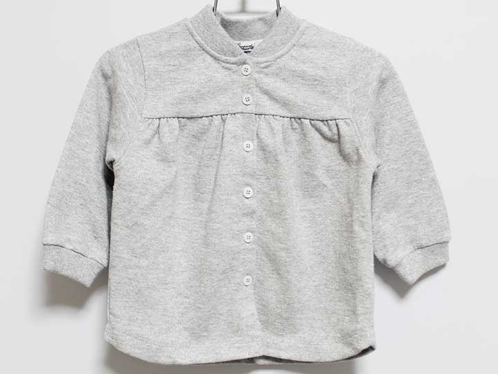 【楽天スーパーSALE!】‡ボンポワン/BONPOINT‡86cm スエットブルゾン/カーディガン グレー系【中古】子..