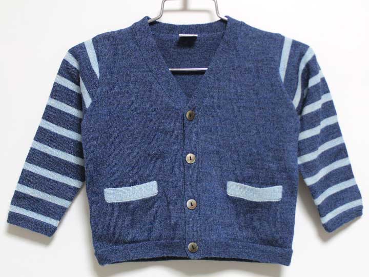 【楽天スーパーSALE!】‡銀座サエグサ/SAYEGUSA‡85cm-90cm(18/24m) カーディガン ブルー系【中古】子供..