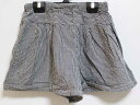 ‡アナスイミニ/ANNA SUI mini‡100cm ショートパンツ/ハーフパンツ/半ズボン/短パン グレー×白【中古】子供服 キッズ kids 女の子 春夏...