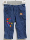 ‡ミキハウス/mikihouse‡80cm ロングパンツ/長ズボン インディゴ【中古】子供服 キッズ kids ベビー服 baby 男の子 女の子 春夏秋冬 b...