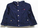 【SALE】‡ラルフローレン/Ralph Lauren‡80cm ナイロンジャンパー/ナイロンブルゾン/ウィンドブレーカー 紺【中古】子供服 kids ベビー服...