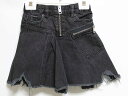 【夏SALE!】ディーゼル スカート 110cm キッズ 女児 黒【中古】‡