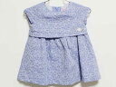 【夏SALE!】ミキハウス 半袖ワンピース 80cm キッズ 女児 ブルー【中古】‡