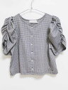 ポンポネット 半袖カットソー 160cm キッズ 女児 白×黒【中古】【新入荷!】‡(4)